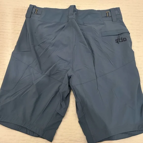 Stio Men's Slate Blue Athletic Shorts - Picture 5 of 9